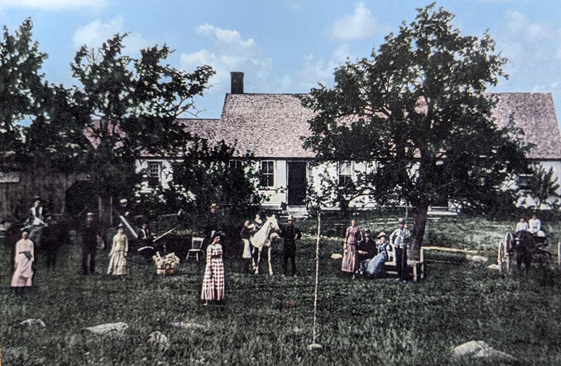 1885 photo of the Arnold Estate