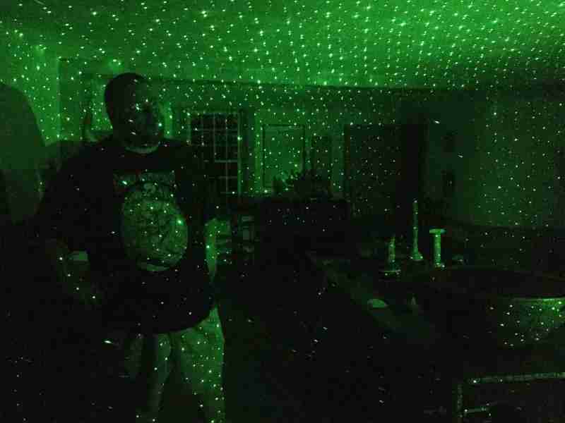 DIY laser grid system for ghost hunting